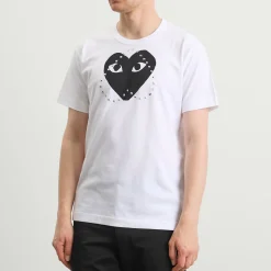 Comme des Garçons Play Studded Large Heart T-Shirt