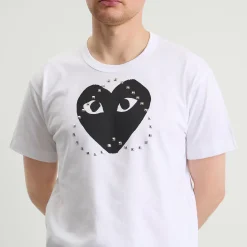 Comme des Garçons Play Studded Large Heart T-Shirt