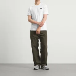 Comme des Garçons Play Studded Heart T-Shirt