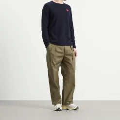 Comme des Garçons Play U Sweater Red Emblem Knit