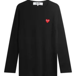 Comme des Garçons Play U Sweater Red Emblem Knit
