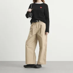 Comme des Garçons Play U Sweater Red Emblem Knit