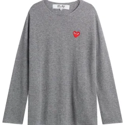 Comme des Garçons Play U Sweater Red Emblem Knit