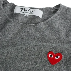Comme des Garçons Play U Sweater Red Emblem Knit