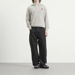 Comme des Garçons Play U Sweatshirt Red Emblem Knit