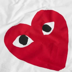 Comme des Garçons Play U T-Shirt Logo Print Knit