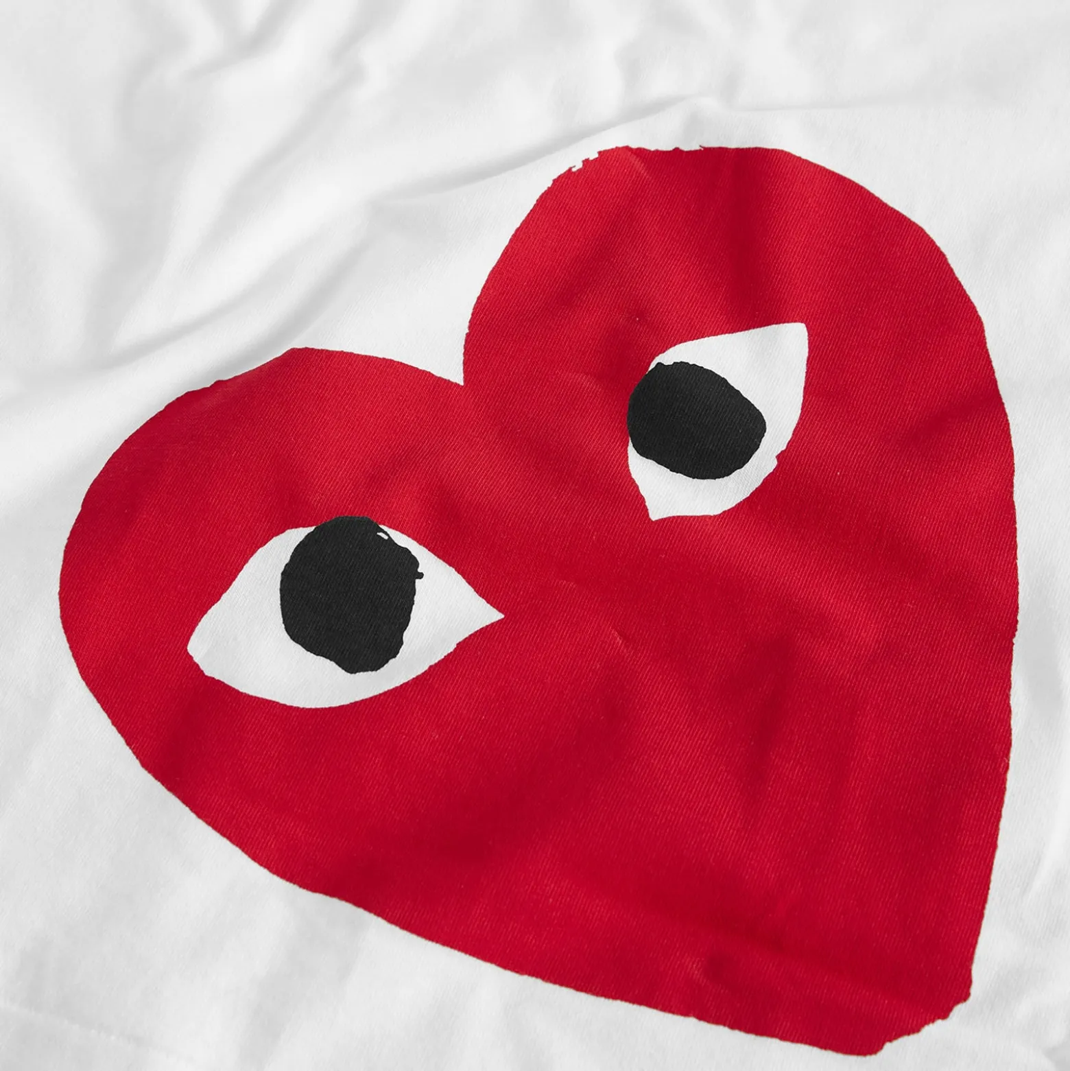 Comme des Garçons Play U T-Shirt Logo Print Knit