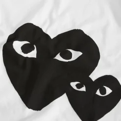 Comme des Garçons Play U T-Shirt Logo Print Knit