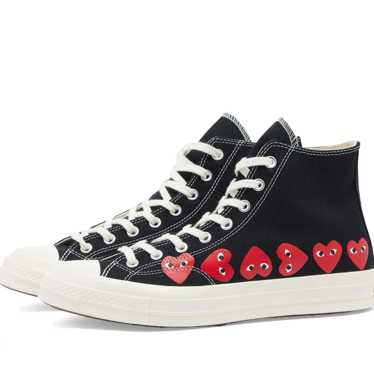 Comme des Garçons Play x Converse Multi Heart High Sneaker