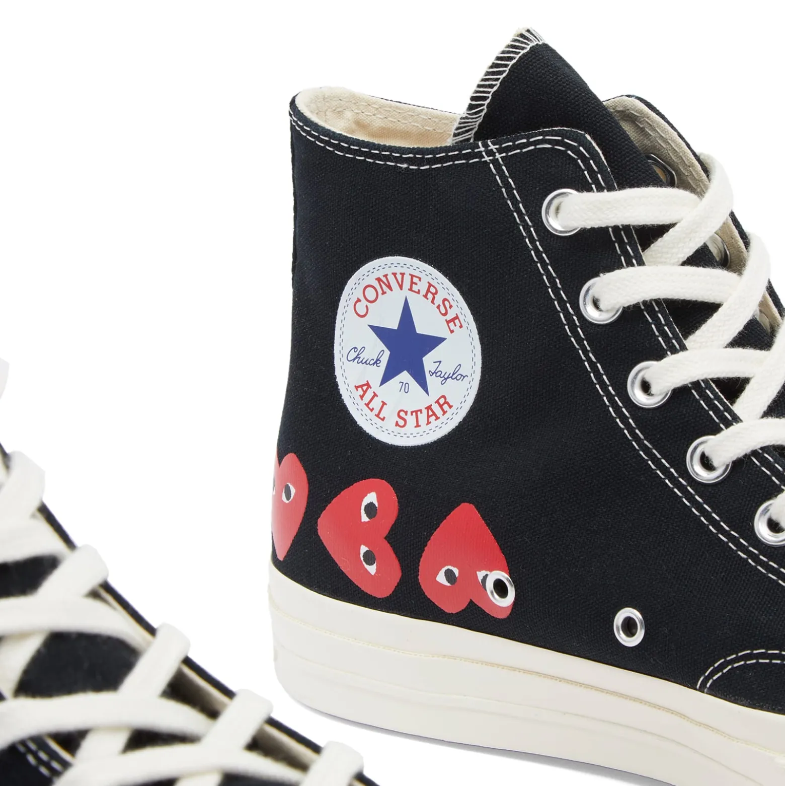 Comme des Garçons Play x Converse Multi Heart High Sneaker