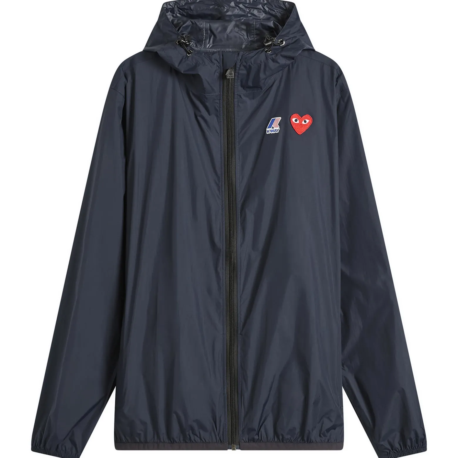 Comme des Garçons Play x K-Way Full Zip Packable Jacket