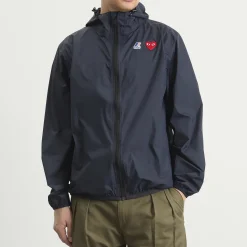 Comme des Garçons Play x K-Way Full Zip Packable Jacket