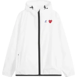 Comme des Garçons Play x K-Way Full Zip Packable Jacket