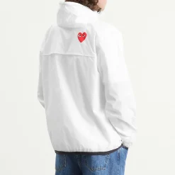 Comme des Garçons Play x K-Way Full Zip Packable Jacket