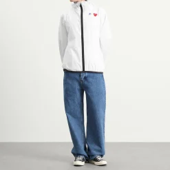 Comme des Garçons Play x K-Way Full Zip Packable Jacket