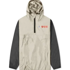 Comme des Garçons Play x K-Way Half Zip Block Colour Jacket