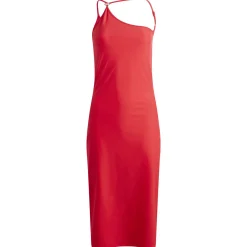Coperni C-LOGO ONE SHOULDER DRESS