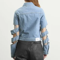 Coperni Spiral Denim Jacket