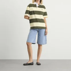 Coperni Striped Polo Top
