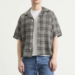 Corridor Plaid Seersucker Short Sleeve Shirt