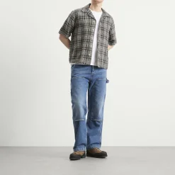 Corridor Plaid Seersucker Short Sleeve Shirt