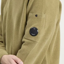 C.P. Company Cotton Chenille Crewneck Lens Sweater