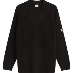 C.P. Company Cotton Chenille Crewneck Lens Sweater