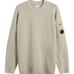 C.P. Company Cotton Chenille Crewneck Lens Sweater