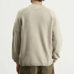 C.P. Company Cotton Chenille Crewneck Lens Sweater