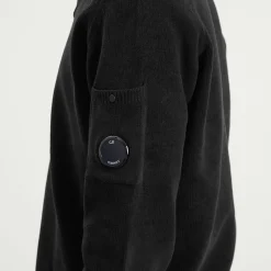 C.P. Company Cotton Chenille Polo Lens Sweater