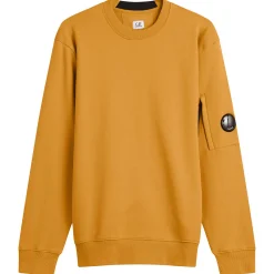 C.P. Company Diagonal Raised Fleece Crewneck Lens Sweatshirt