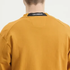 C.P. Company Diagonal Raised Fleece Crewneck Lens Sweatshirt