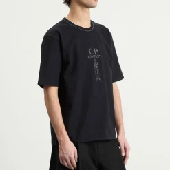 C.P. Company 30/2 Embroidered British Sailor Logo T-Shirt