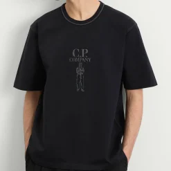 C.P. Company 30/2 Embroidered British Sailor Logo T-Shirt