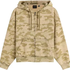 Daily Paper Boxy Camo Zip Hoodie