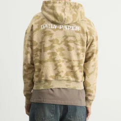 Daily Paper Boxy Camo Zip Hoodie