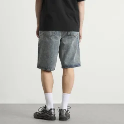 Daily Paper Compact Shield Embroidery Denim Shorts