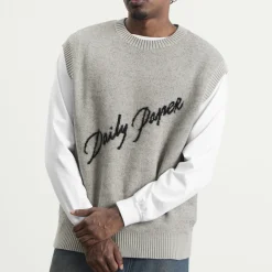 Daily Paper Script Logo Knit Vest