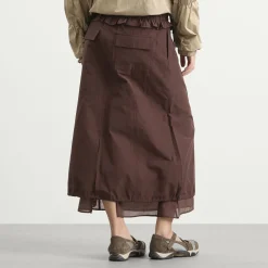 Damson Madder Amber Panel Midi Skirt
