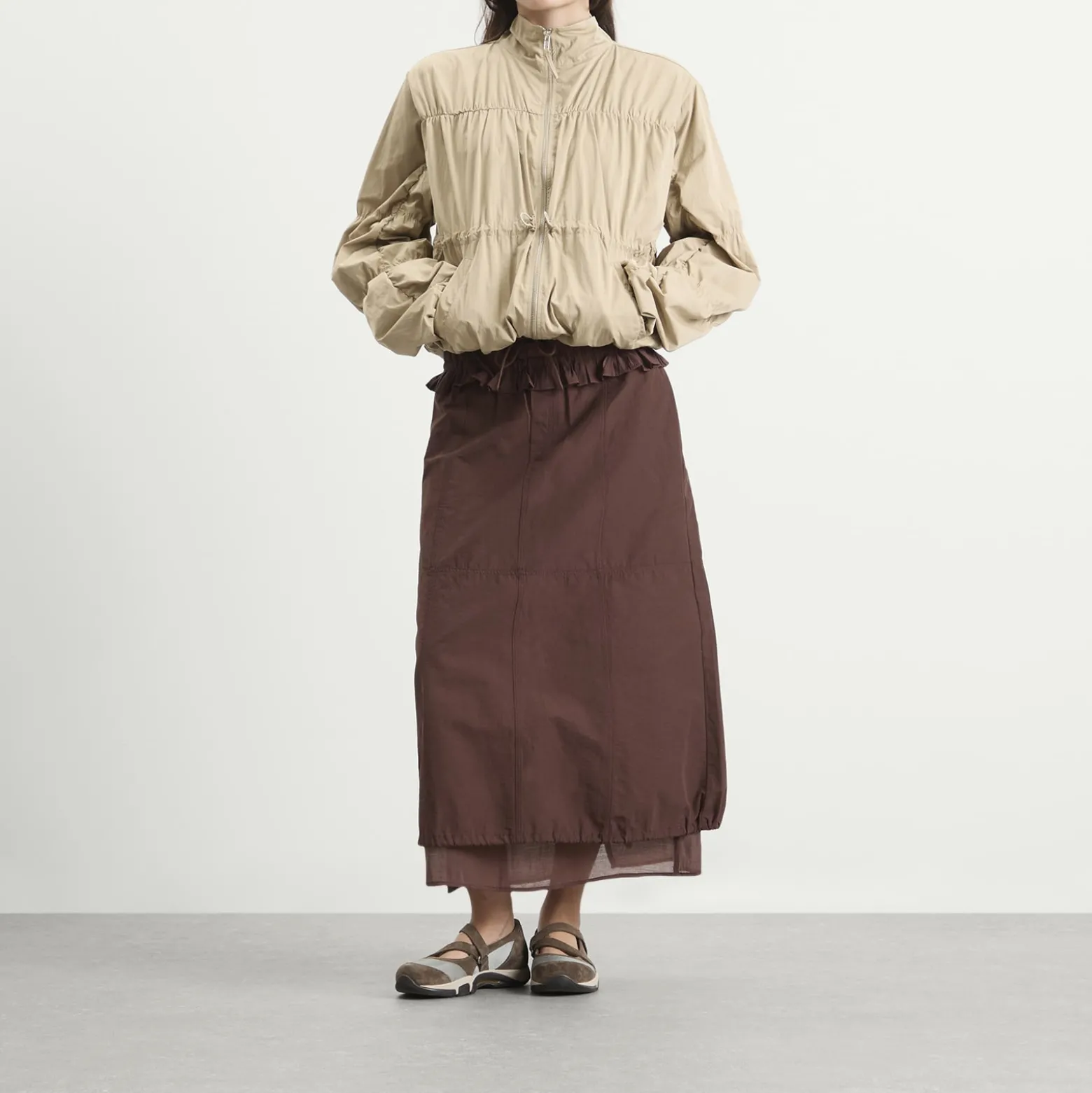 Damson Madder Amber Panel Midi Skirt