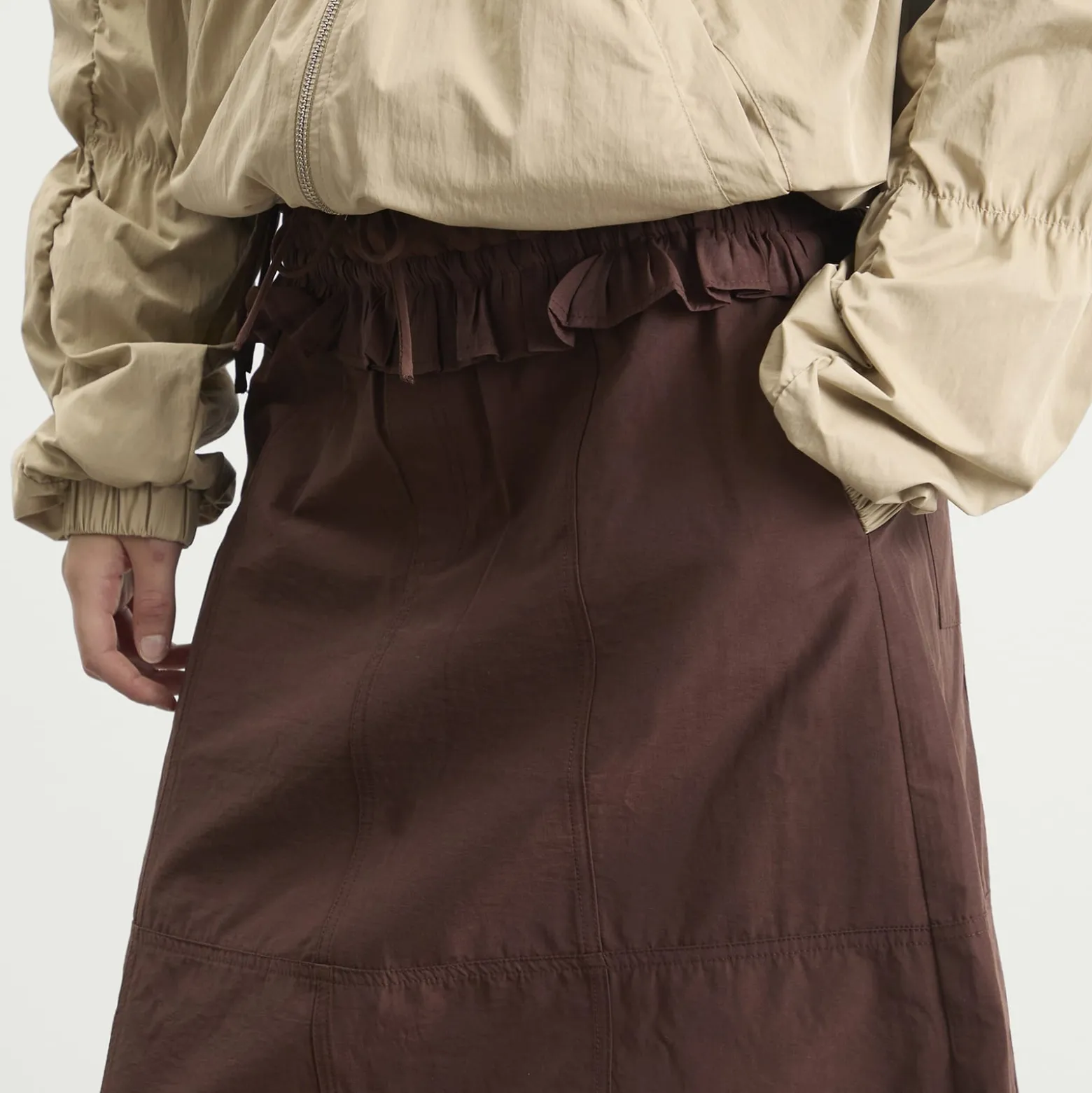 Damson Madder Amber Panel Midi Skirt