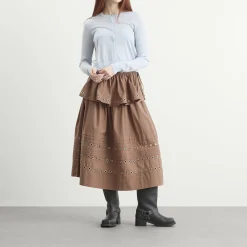 Damson Madder Anika Eyelet Skirt