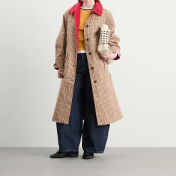 Damson Madder Anja Reversible Honey Trench Coat