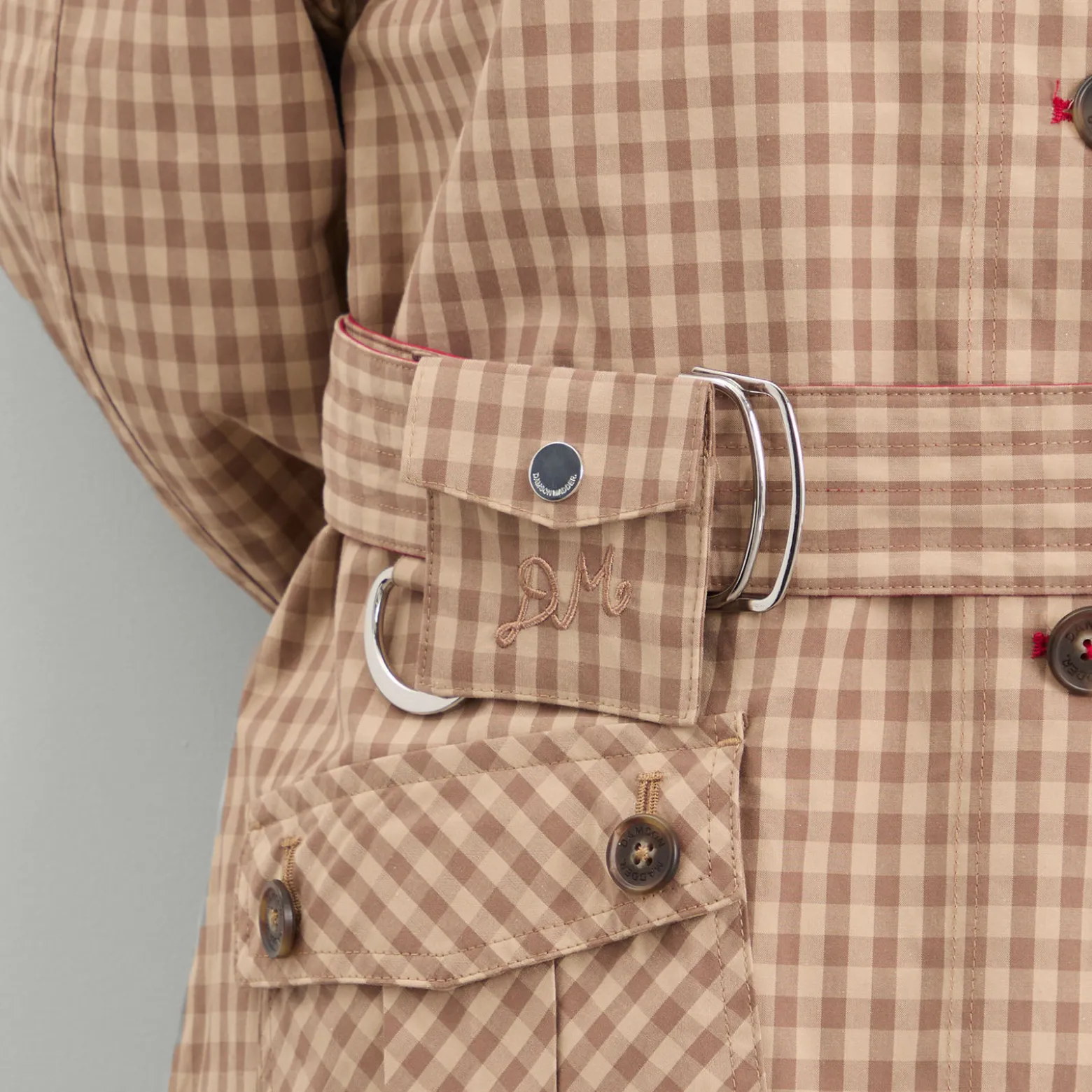 Damson Madder Anja Reversible Honey Trench Coat
