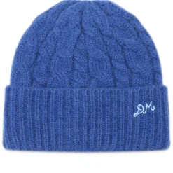 Damson Madder Cable Knit Beanie