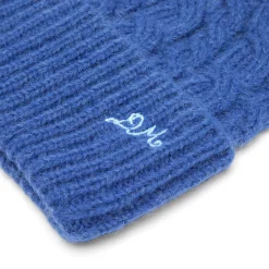 Damson Madder Cable Knit Beanie