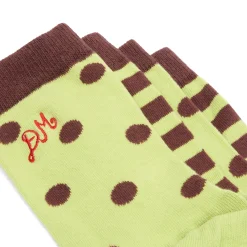 Damson Madder Calf Length 2 Pack Socks