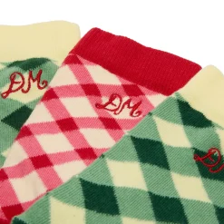 Damson Madder Calf Length 2 Pack Socks