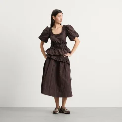 Damson Madder Everly Ruffle Blouse Presented By END.