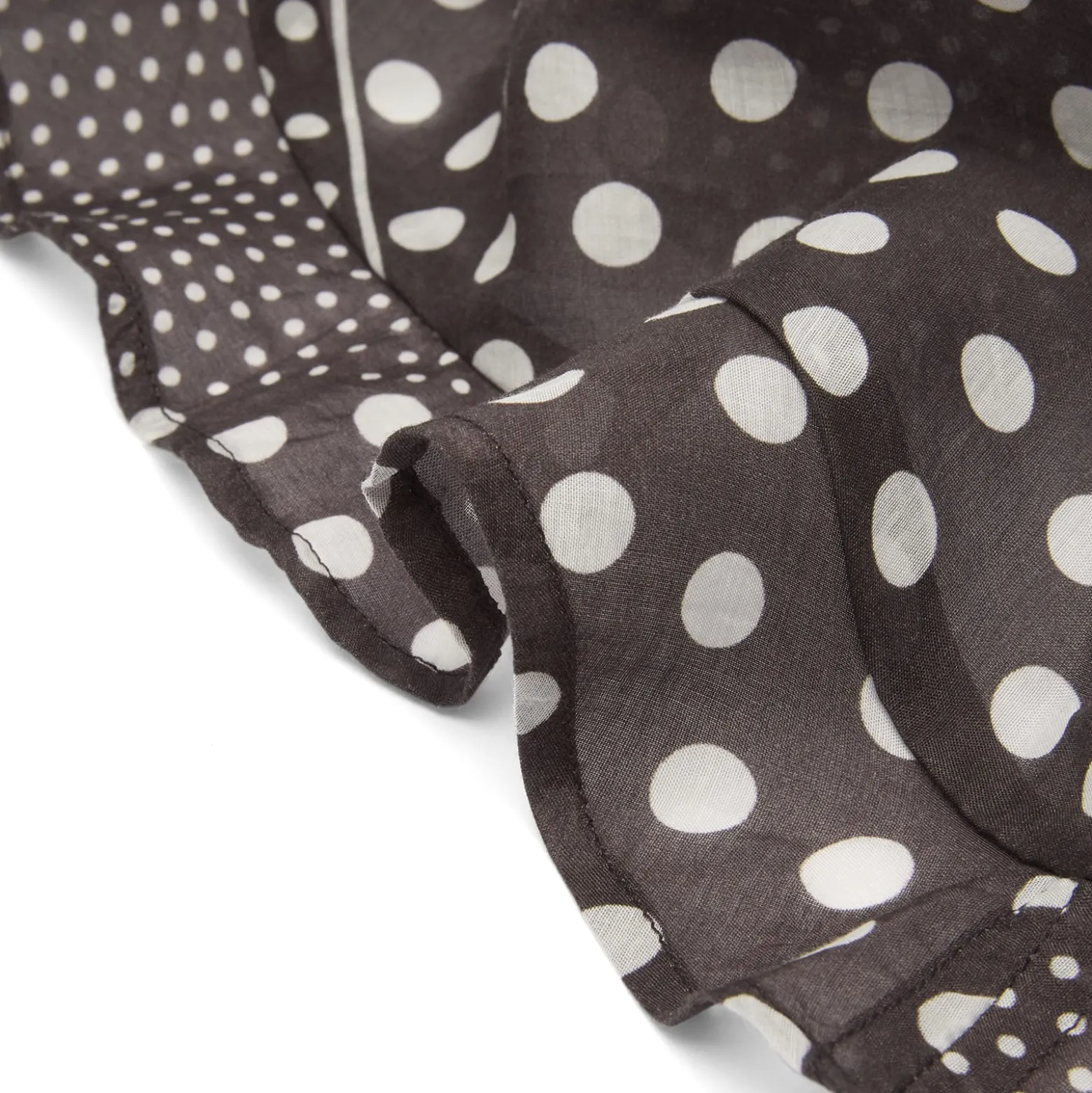Damson Madder Frill Edge Headscarf